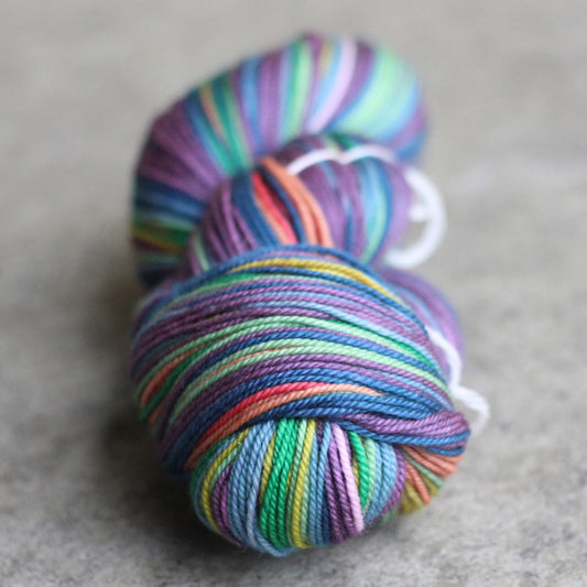 That self-striping sweater yarn you've heard about...
