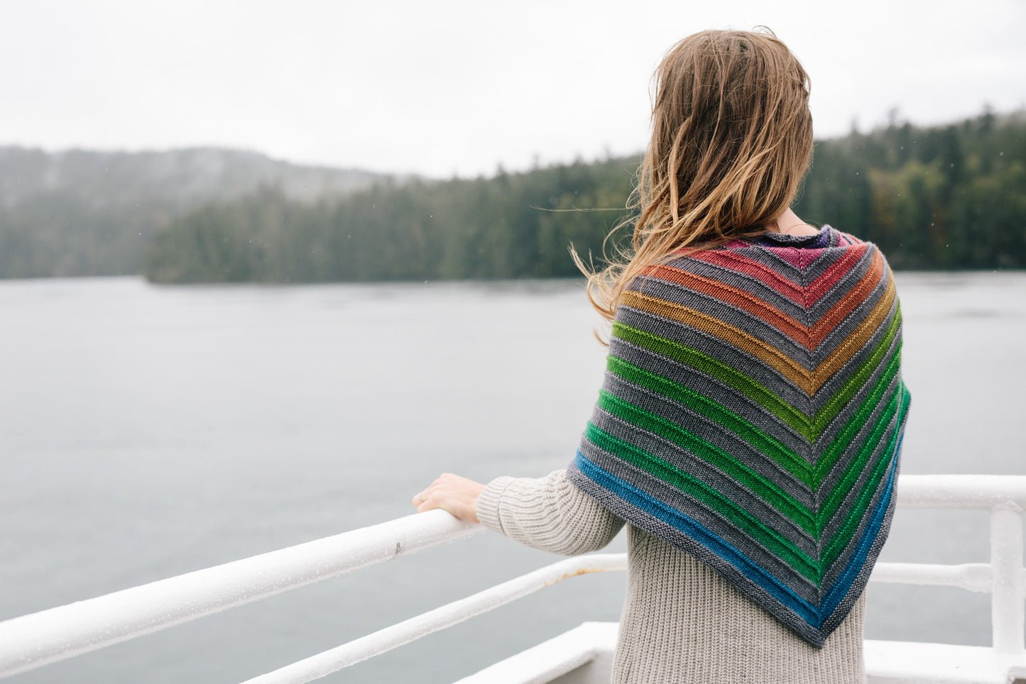 Hydrogen Shawl : Concrete and Tulips