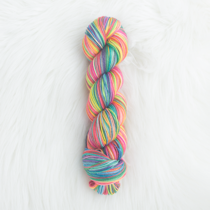 seventy siz sock yarn gauge dye works