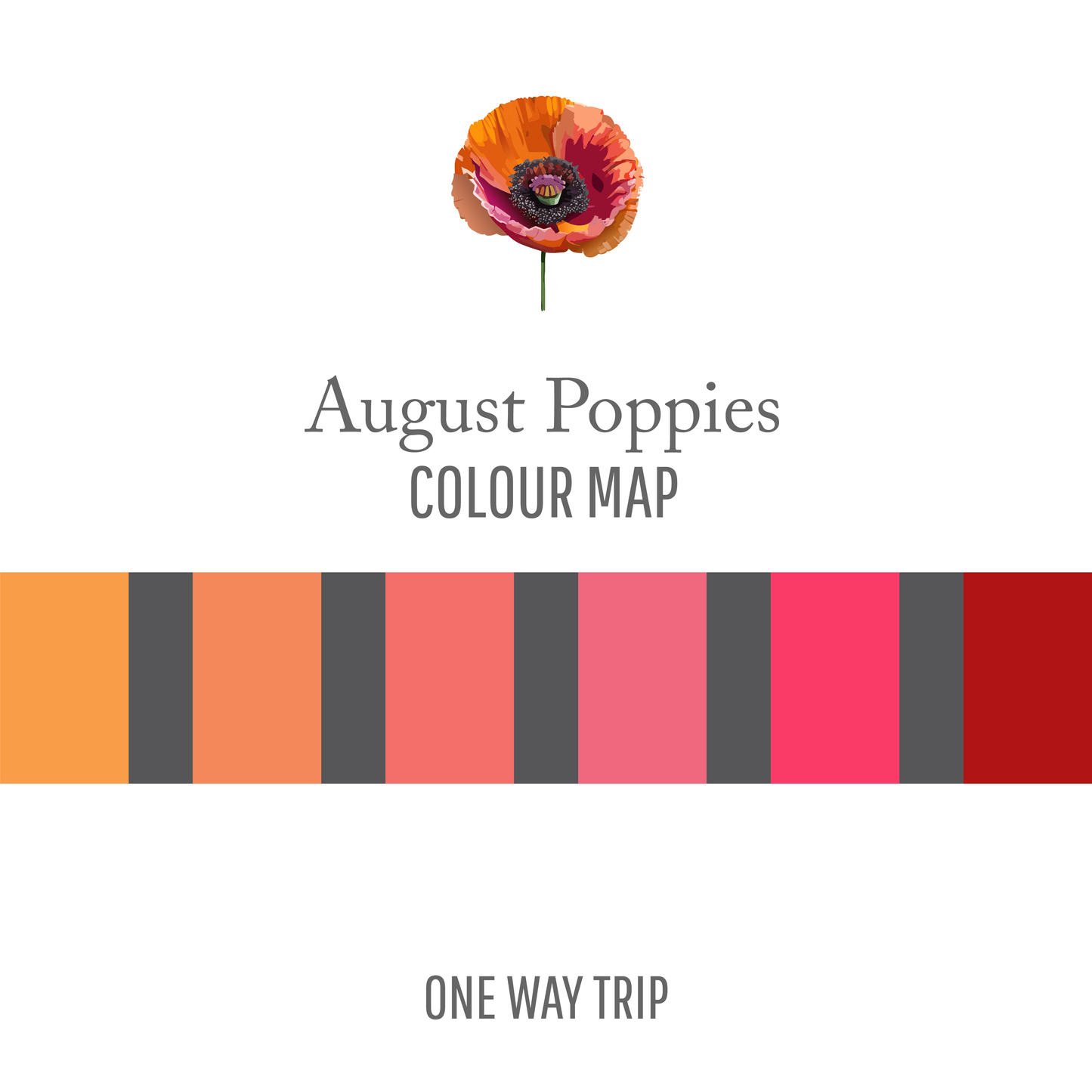 August Poppies : One Way Trip