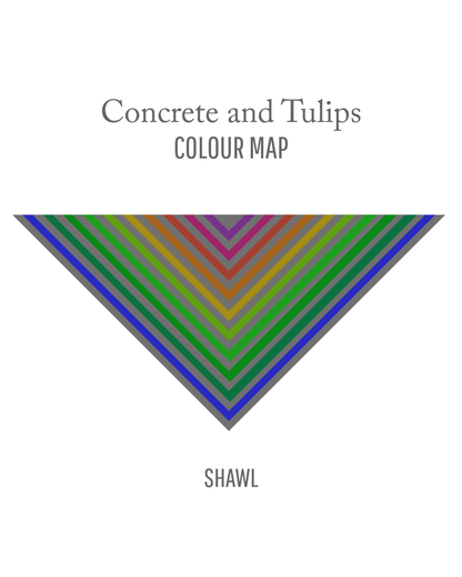 Concrete and Tulips : Shawl