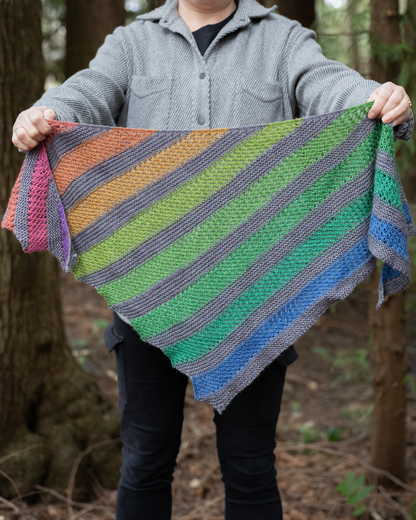Concrete and Tulips : Shawl