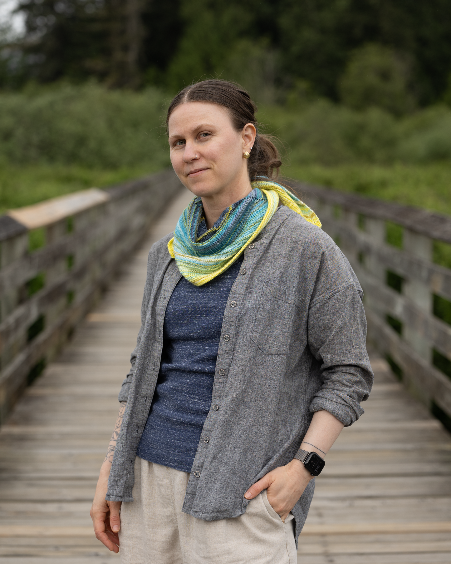 Our Rainbow Shawlette : August 2026 KAL