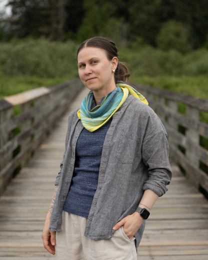 Our Rainbow Shawlette : August 2026 KAL