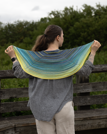 Our Rainbow Shawlette : August 2026 KAL