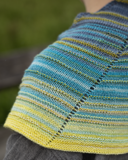 Our Rainbow Shawlette : August 2026 KAL