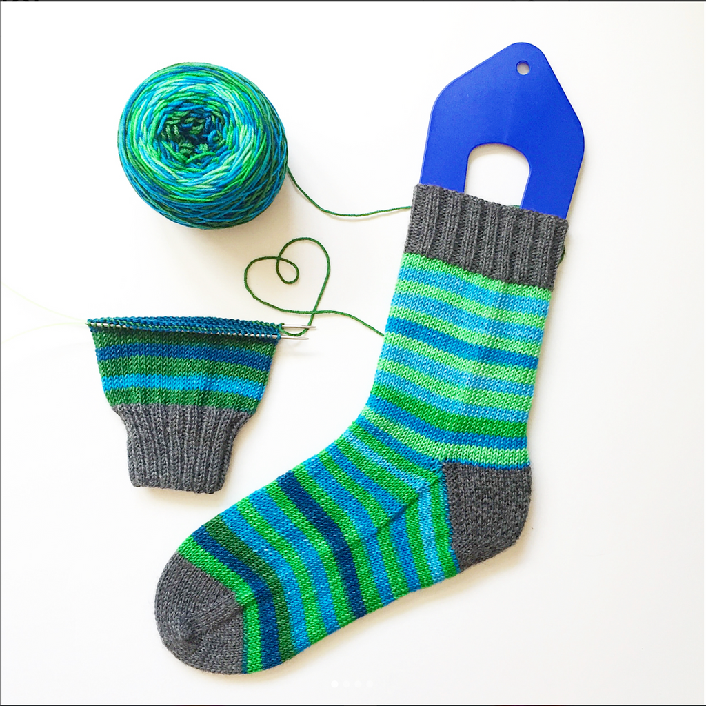 Sweet Baby James self-striping classic/sock yarn | Gauge