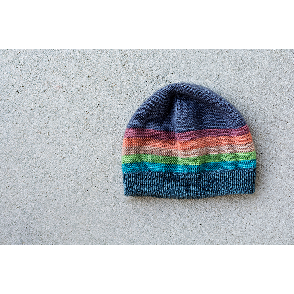 Full Spectrum Hat | Yarn and pattern subscription club from Gauge Dye Works and Andrea Rangel